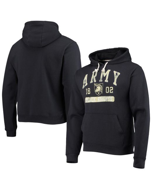 League Collegiate Wear Army Knights Volume Up Essential Fleece Pullover Hoodie