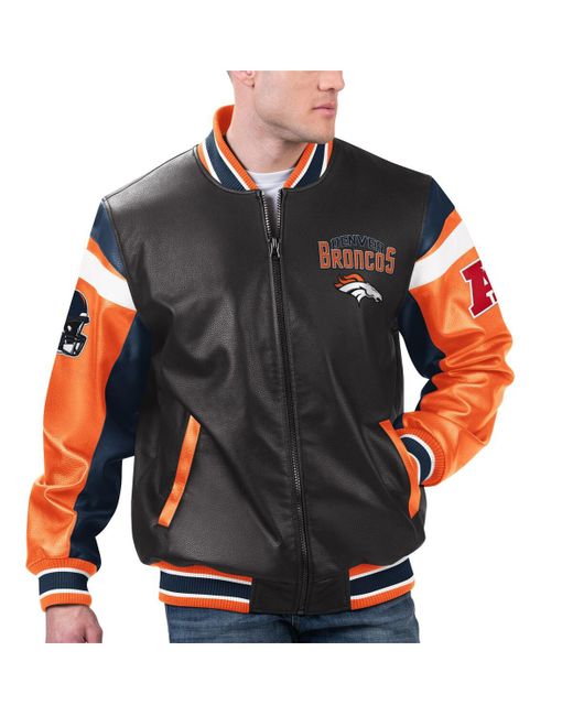G-iii Sports By Carl Banks Denver Broncos Full-Zip Varsity Jacket
