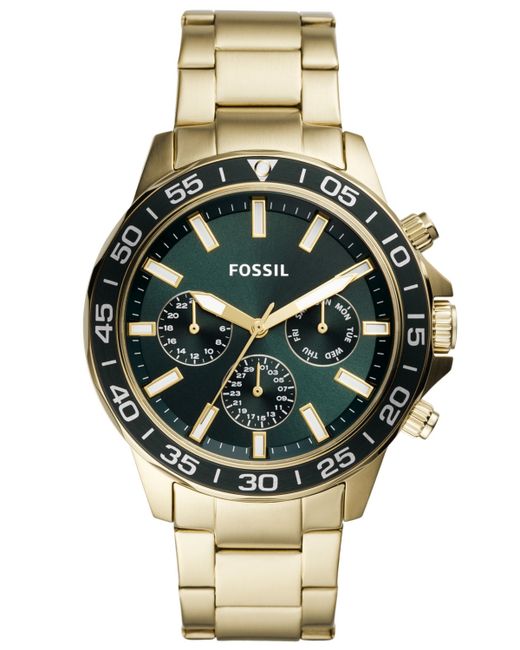 Fossil Bannon Multifunction Stainless Steel Bracelet Watch 45mm
