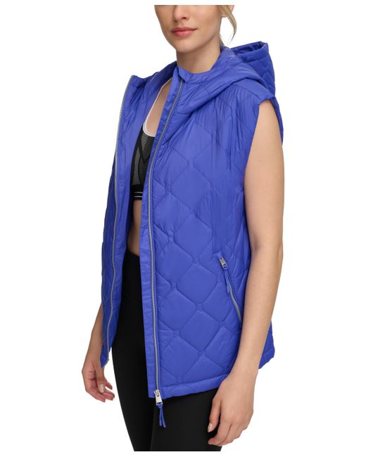 Calvin Klein Performance Quilted Oversized Hooded Vest