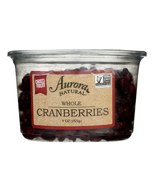 Aurora Natural Products Whole Cranberries Case of 12 9 oz.