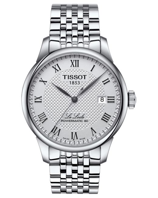 Tissot Swiss Le Locle Stainless Steel Bracelet Watch 39mm