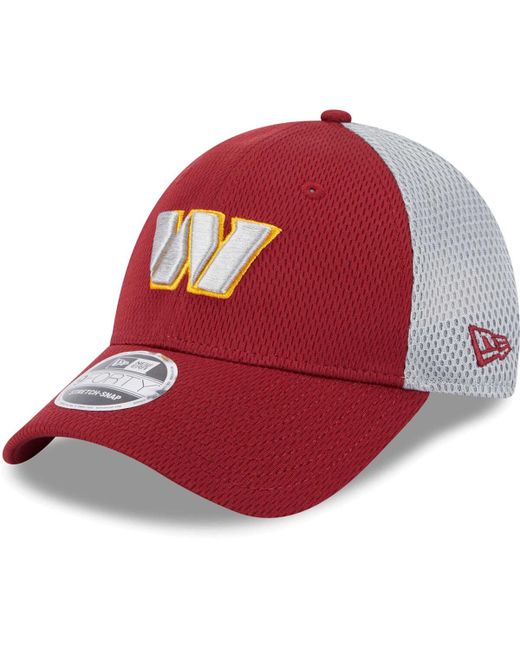 New Era Washington Commanders Outline Trucker 9FORTY Adjustable Hat