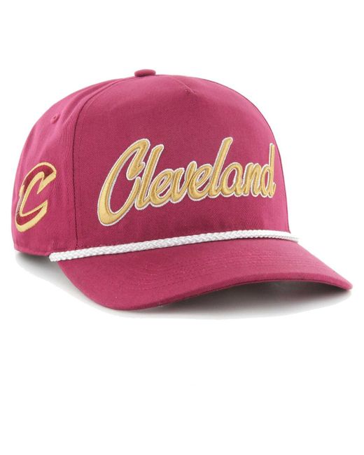 '47 Brand 47 Brand Cleveland Cavaliers Overhand Logo Hitch Adjustable Hat