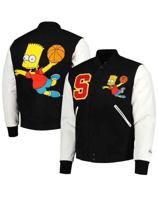 Freeze Max The Simpsons Basketball Full-Zip Varsity Jacket