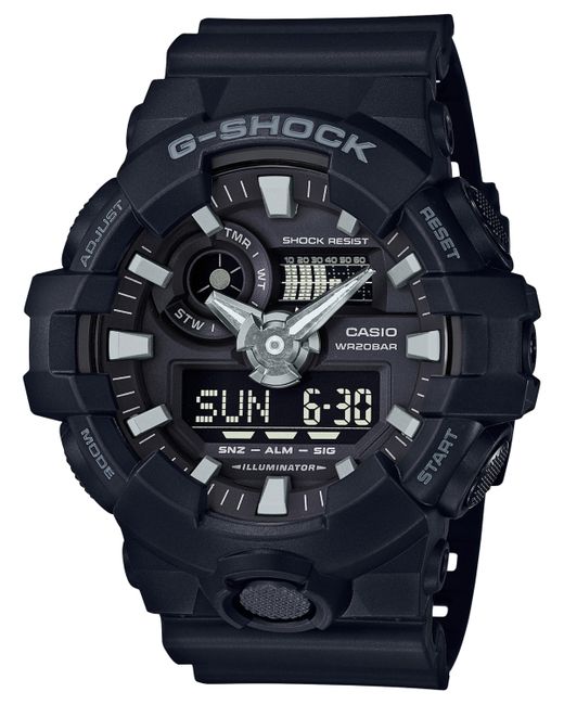 G-Shock Analog-Digital Resin Strap Watch 53x58mm