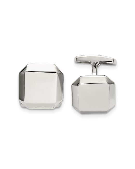 Chisel Polished Cuff Links for