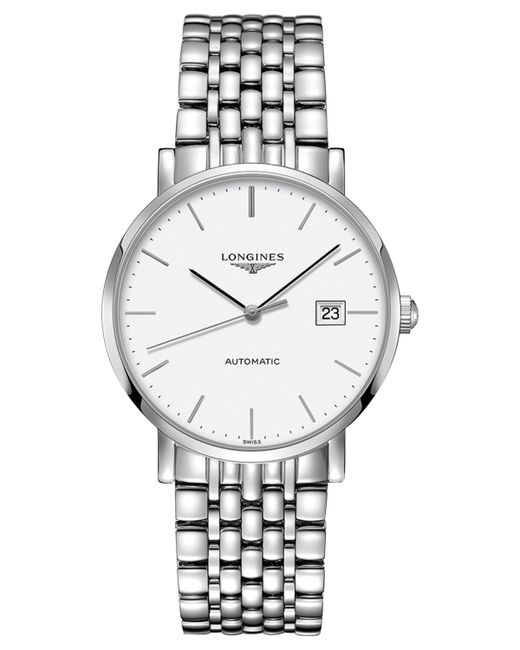 Longines Swiss Automatic The Elegant Collection Stainless Steel Bracelet Watch 39mm