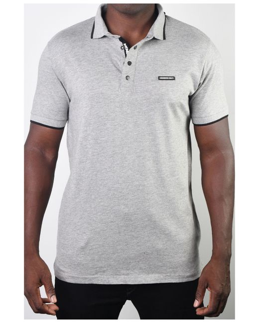 Members Only Basic Short Sleeve Snap Button Polo