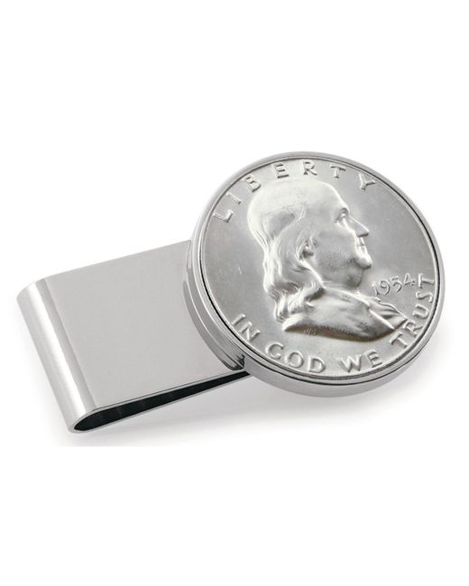 American Coin Treasures Franklin Half Dollar Stainless Steel Coin Money Clip
