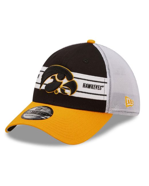 New Era Gold Iowa Hawkeyes Banded 39THIRTY Flex Hat