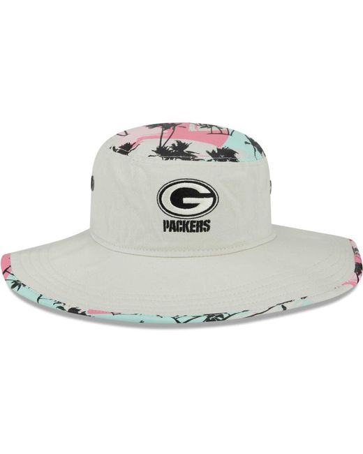 New Era Green Bay Packers Retro Beachin Bucket Hat