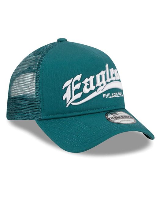 New Era Philadelphia Eagles Caliber Trucker 9FORTY Adjustable Hat
