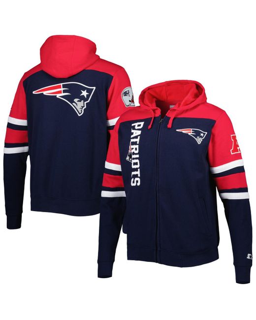 Starter New England Patriots Extreme Full-Zip Hoodie Jacket