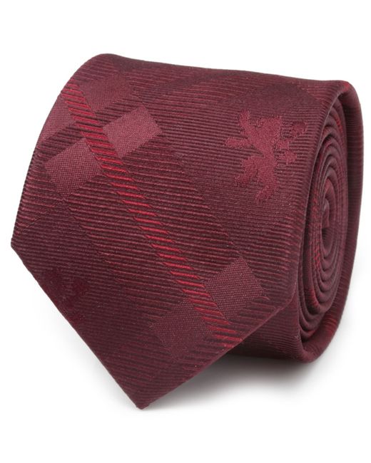 Game of Thrones Lannister Lion Plaid Tie