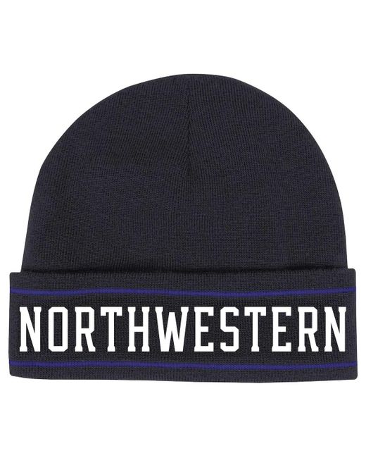 Under Armour Northwestern Wildcats 2023 Sideline Lifestyle Performance Cuffed Knit Hat