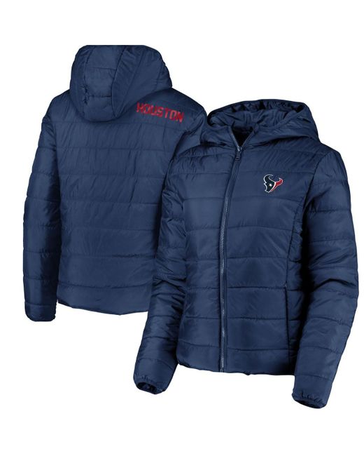 Wear By Erin Andrews Houston Texans Packable Full-Zip Hoodie Jacket