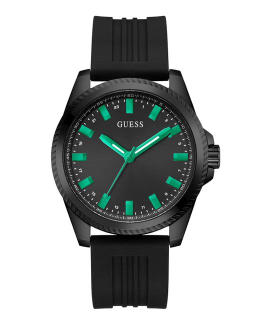 Guess Analog Silicone Watch 44mm