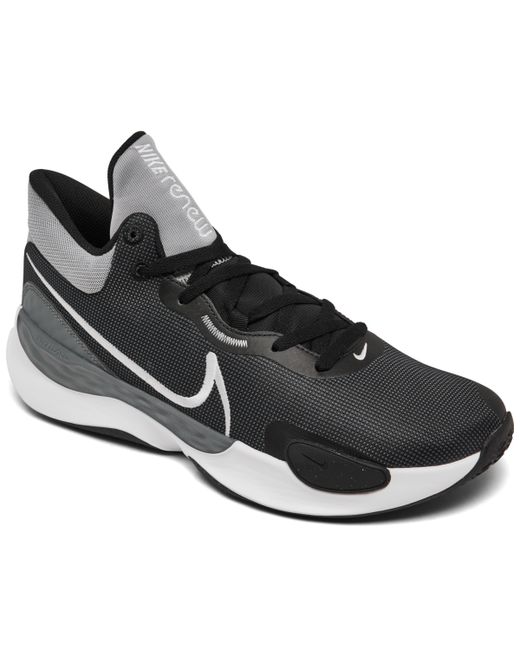 Nike Renew Elevate 3 Basketball Sneakers from Finish Line White Gray