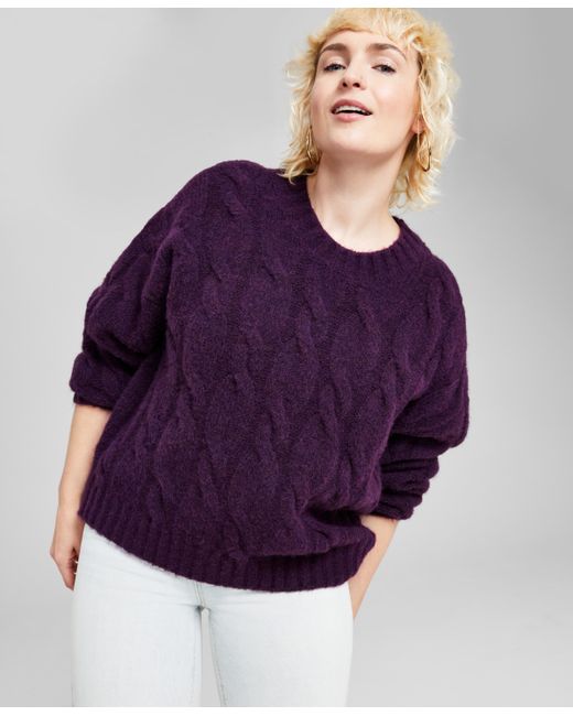 And Now This Chunky Cable-Knit Sweater Created for