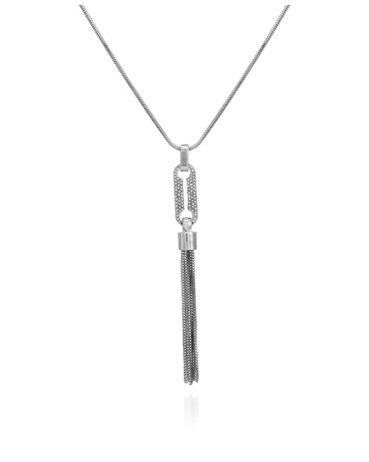 Vince Camuto Tone Long Chain and Tassel Pendant Necklace 30 2 Extender