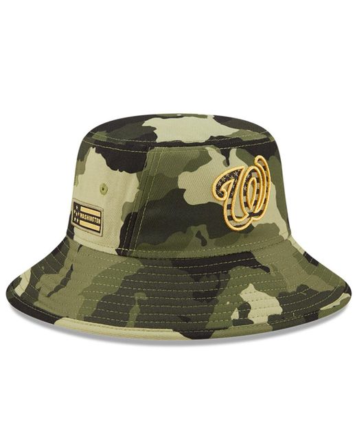 New Era Washington Nationals 2022 Armed Forces Day Bucket Hat