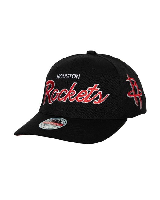 Mitchell & Ness Houston Rockets Mvp Team Script 2.0 Stretch-Snapback Hat
