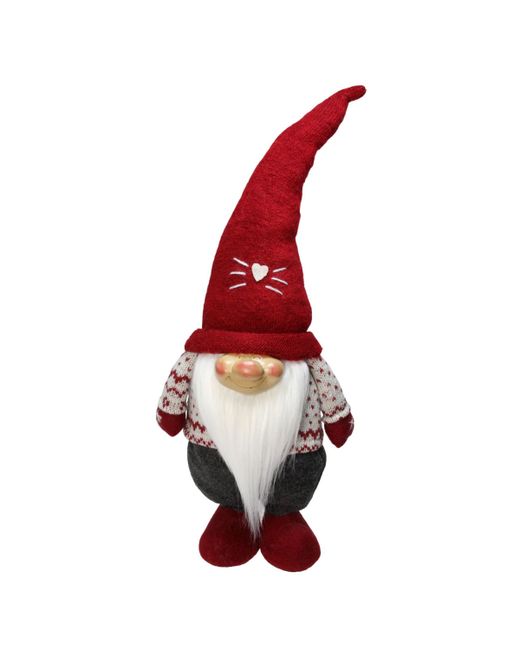 Northlight Gnome Wearing Hat with Heart Christmas Decoration