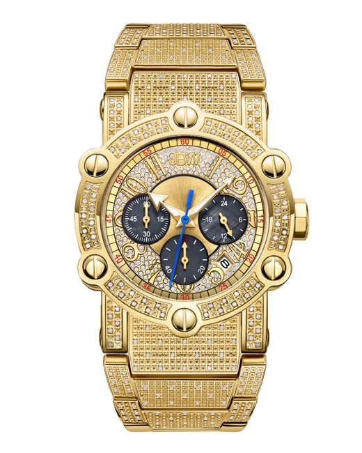 Jbw Luxury Phantom 18k Gold-plated Stainless Steel Bracelet Watch 42mm