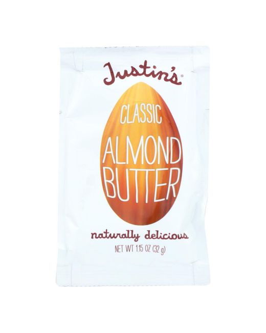 Justin's Nut Butter Squeeze Pack Almond Butter Classic Case of 10 1.15 oz.