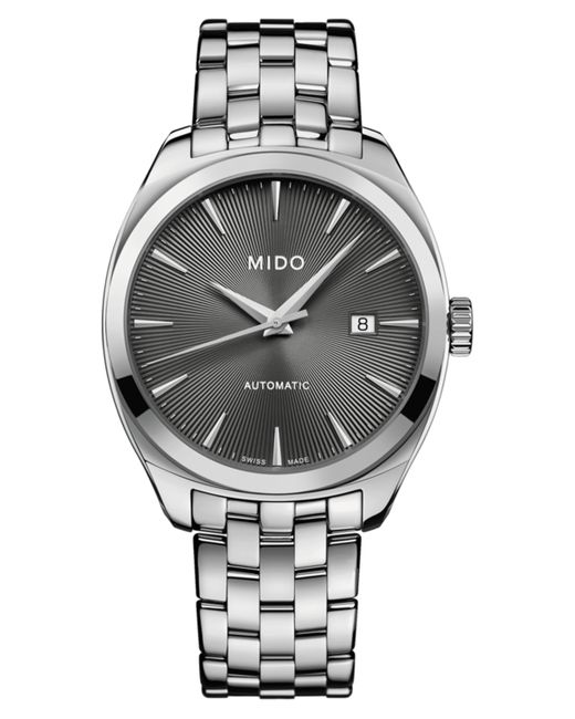 Mido Swiss Automatic Belluna Royal Stainless Steel Bracelet Watch 41mm