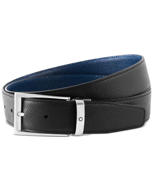 Montblanc Trapeze Buckle Reversible Leather Belt
