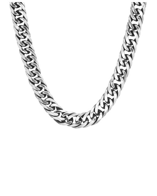 SteelTime Stainless Steel Cuban Link Chain Necklaces