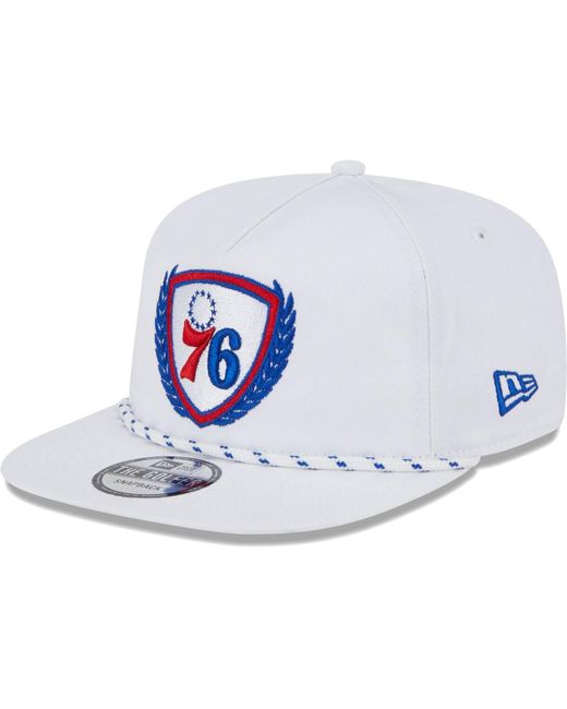 New Era Philadelphia 76ers The Golfer Crest Snapback Hat