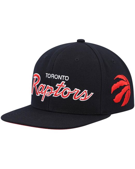 Mitchell & Ness Toronto Raptors Hardwood Classics Script 2.0 Snapback Hat