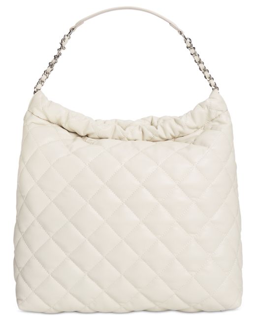 I.N.C. International Concepts Kyliee Quilted Faux Leather Large Shoulder Bag Created for