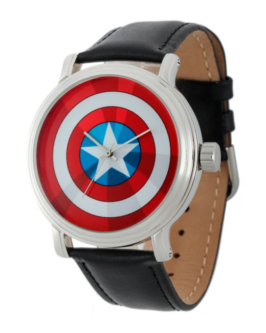 EwatchFactory Marvel Captain America Vintage Silver Shiny Alloy Watch