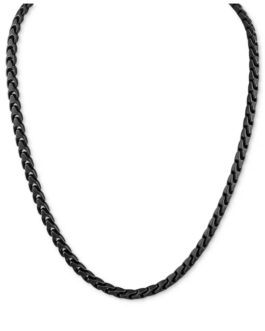 Bulova Link Chain 22 Necklace Plated Stainless Steel