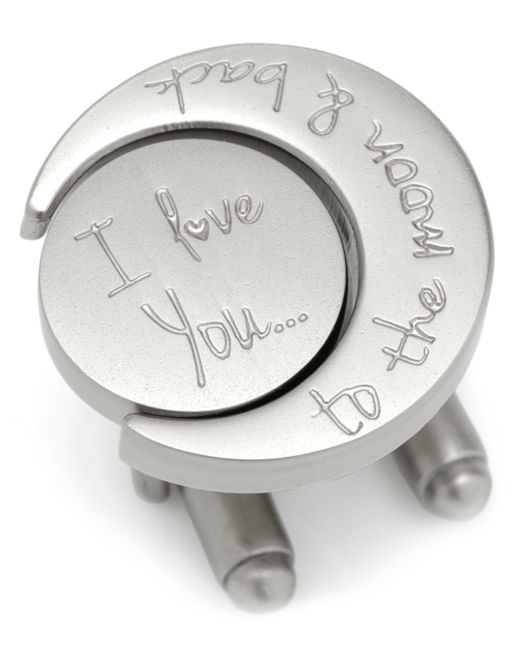 Ox & Bull Trading Co. Ox Bull Trading Co. Love You to The Moon and Back Cufflinks