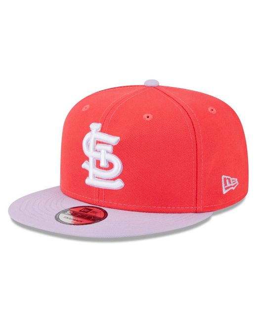 New Era Purple St. Louis Cardinals Spring Basic Two-Tone 9FIFTY Snapback Hat