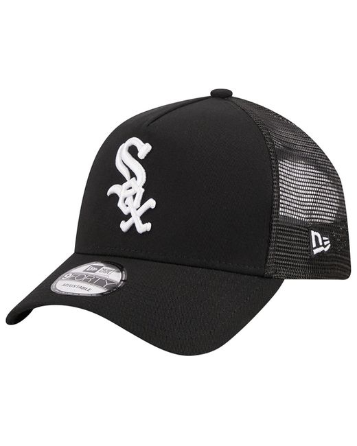 New Era Chicago White Sox A-Frame 9FORTY Trucker Adjustable Hat