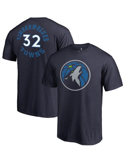 Fanatics Karl-Anthony Towns Minnesota Timberwolves Round About Name and Number T-shirt