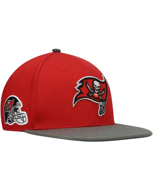 Pro Standard Pewter Tampa Bay Buccaneers 2Tone Snapback Hat