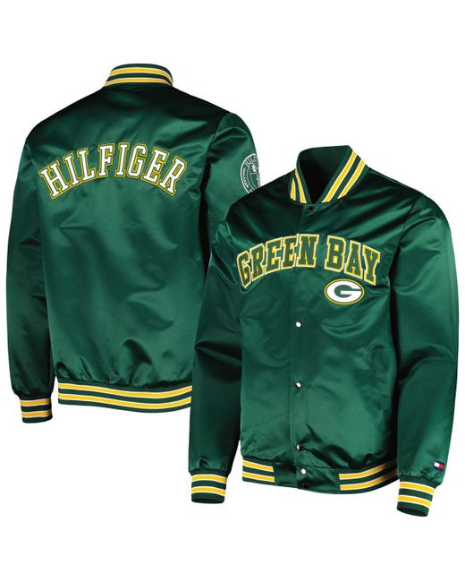 Tommy Hilfiger Bay Packers Elliot Varsity Full-Snap Jacket