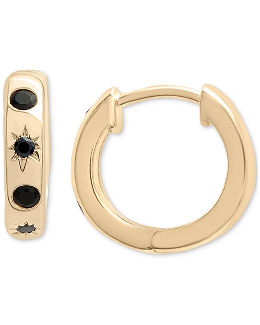 Macy's Star Small Hoop Earrings 14k Gold-Plated Sterling 0.5