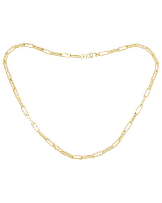 Macy's Diamond Accent Paperclip Link Necklace