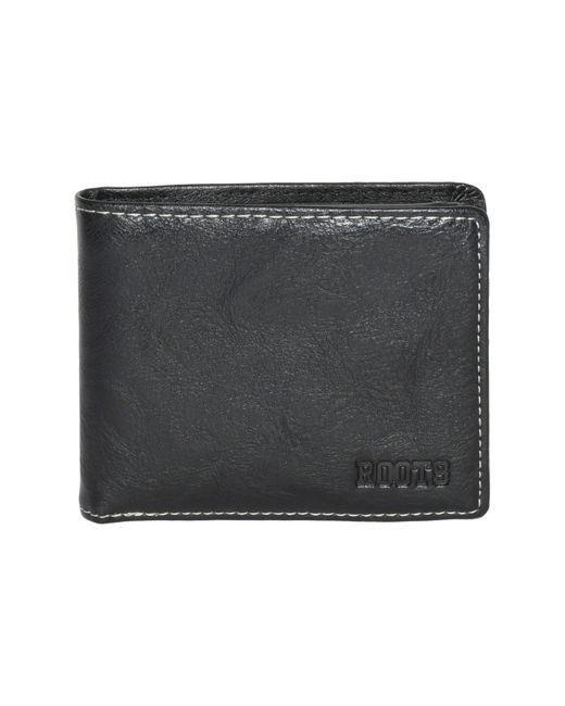Roots Slim Wallet with Flip Up Passcase