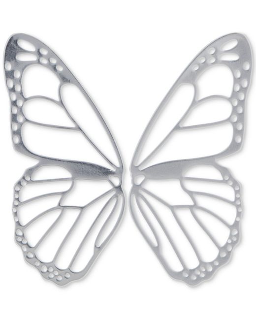 Lucky Brand Tone Butterfly Wing Earrings