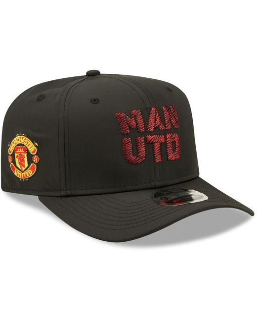 New Era Manchester United Weave Overlay 9FIFTY Snapback Hat