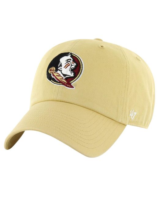 '47 Brand 47 Brand Distressed Florida State Seminoles Vintage-Like Clean Up Adjustable Hat